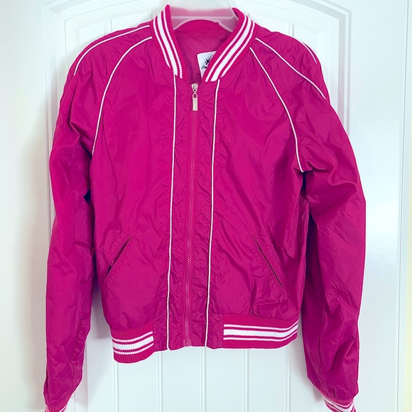 Ashley By 26 International Jackets & Blazers - Ashley By 26 International Fuchsia Jacket with White Accents